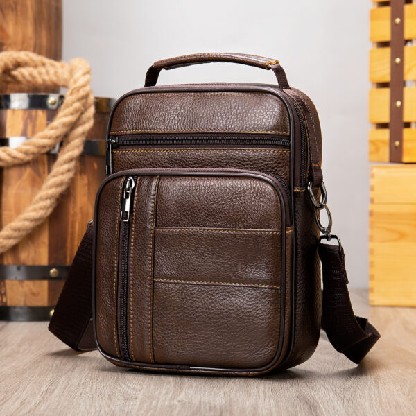 Marrant 7457  Genuine Leather Crossbody Bags for Men Messenger Bag Leather Designer Men's Shoulder Bags Male Handbag